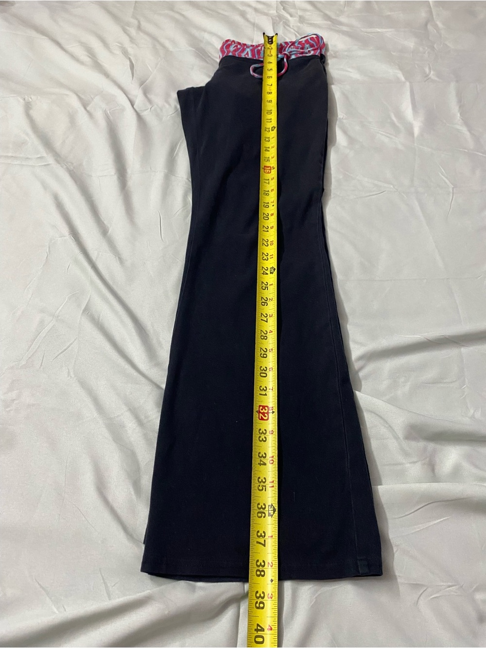 Y2K Mossimo Geometric Waist Yoga Pants - Flare Leg - Size L - Picture 8 of 8
